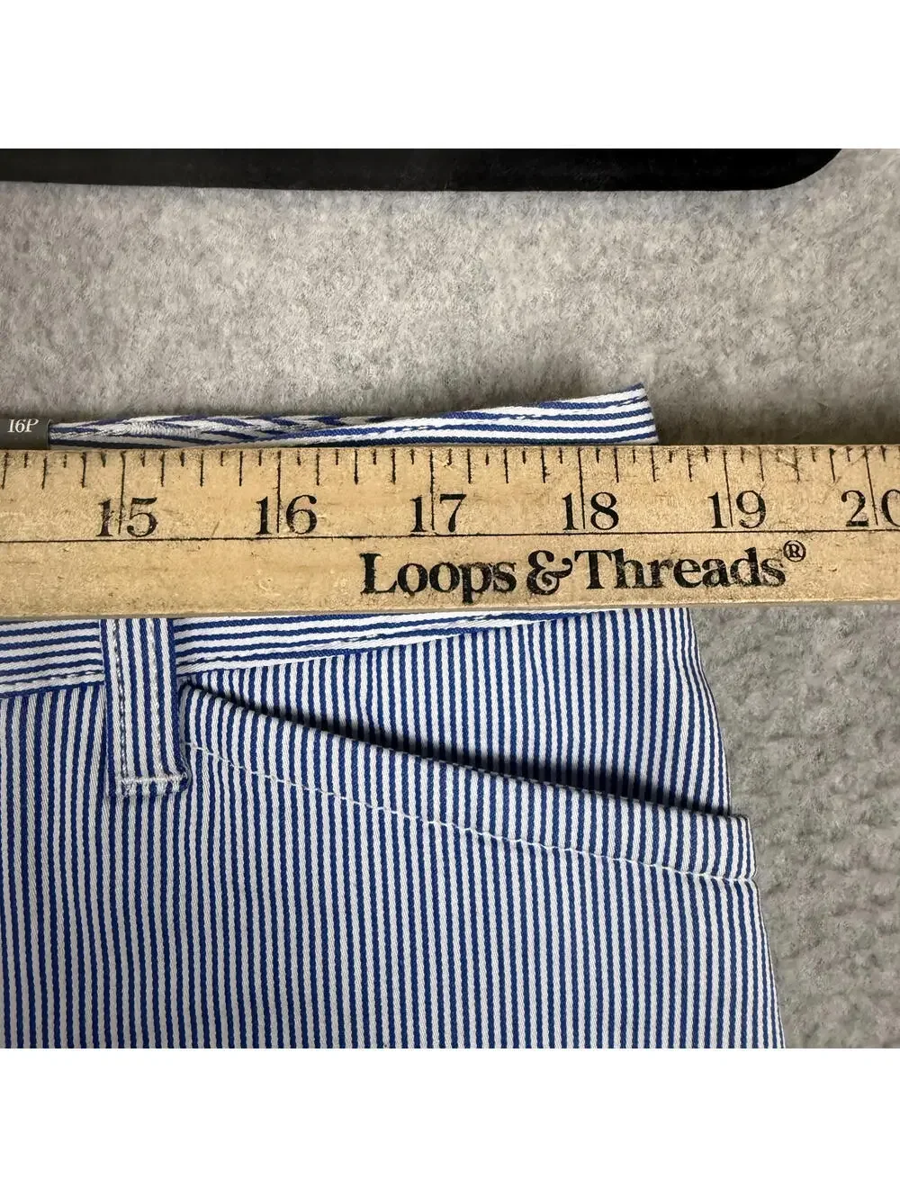 Brand New Talbots Women's Size 16P Blue Cotton Stretch Chino Pants Trousers - Picture 5 of 10